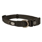 Duvoplus - Halsband Voor Dieren - Hond - Explor East Halsband Nylon M 30-45cm/15mm Zwart - 1st