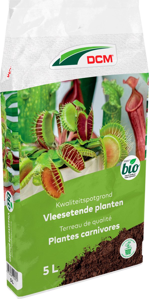 DCM KWALITEITSPOTGROND VOOR VLEESETENDE PLANTEN 5 L