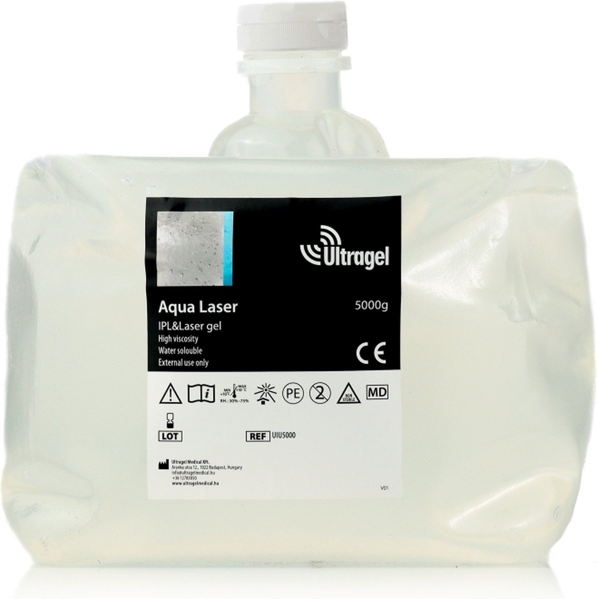 Goedkoopste Ultragel | IPL & Laser Gel | AquaLaser | Contactgel | 5000ml
