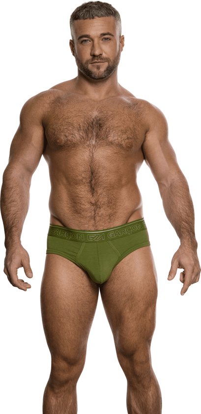 Garçon Khaki Bamboo Briefs - Heren Ondergoed - Slip voor Man - Mannen Slip