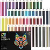 Crayons de couleur professionnels NAPI - 120 pièces - À Basis d'huile - Crayons de couleur pour Adultes - Crayons de couleur pour Enfants