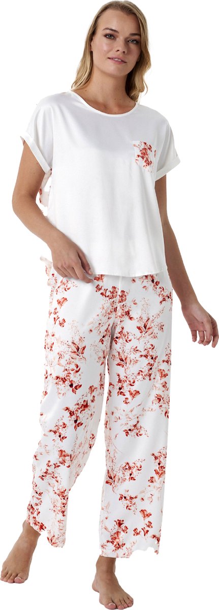 Feyza - Dames Pyjama Set, Korte Mouwen - M