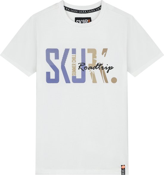 SKURK - T-shirt Terrence - White - maat 110/116