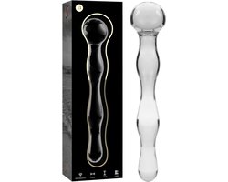 NEBULA SERIES BY IBIZA - MODEL 13 DILDO BOROSILICATE GLASS 18 X 3.5 CM CLEAR | GLAS DILDO | FANTASY DILDO | ANALE DILDO | SEX TOYS VOOR KOPPELS | SEX TOYS VOOR MANNEN | SEX TOYS VOOR VROUWEN
