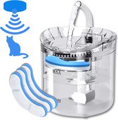 Fontaine Chat et Chien - Fontaine à eau Chat - Fontaine pour chat - 2 litres - Silencieux - Automatique - Incl. 3 filtres et adaptateur - NL Manuel (numérique)