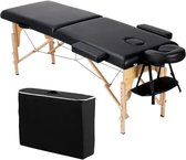 Draagbare Massagetafel in koffer - 185X58.5Cm - Hoogte Verstelbaar - Ligstoel - Cosmetica - Met Hoofdsteun en Armleuningen - Fysiotherapie - Beautysalon - Spa - inclusief Opbergtas
