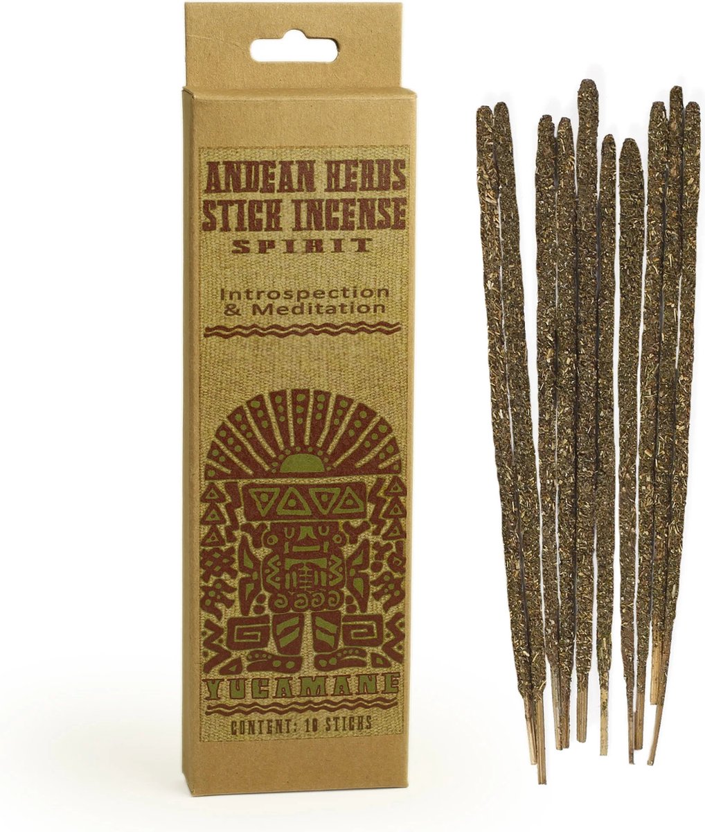 Prabhuji's Gifts Vegan wierookstokjes 'Introspection & Meditation', Andeskruiden, Prabhuji's Gifts, 10 sticks