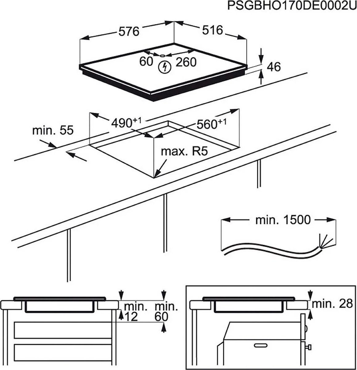 Bol.com AEG | IKE64441XB | inbouw inductie kookplaat | 60 cm | Bridge functie aanbieding