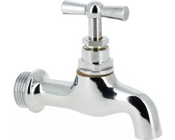 Sanitaire - messing - verchroomde- tapkraan - 1 -2