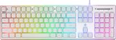 Deltaco GAM-021-RGB-W-US clavier USB QWERTZ Anglais américain Blanc