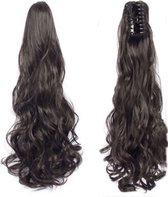 Paardenstaart - Bruine extensions - Curly - 2# - Haarstuk - Haarverlenging - Brazilian ponytail