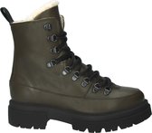 Blackstone Lilja - Olive - Boots - Vrouw - Dark brown - Maat: 40