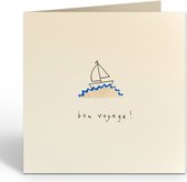 The Card Company - Wenskaart 'Bon Voyage' (Dubbel)