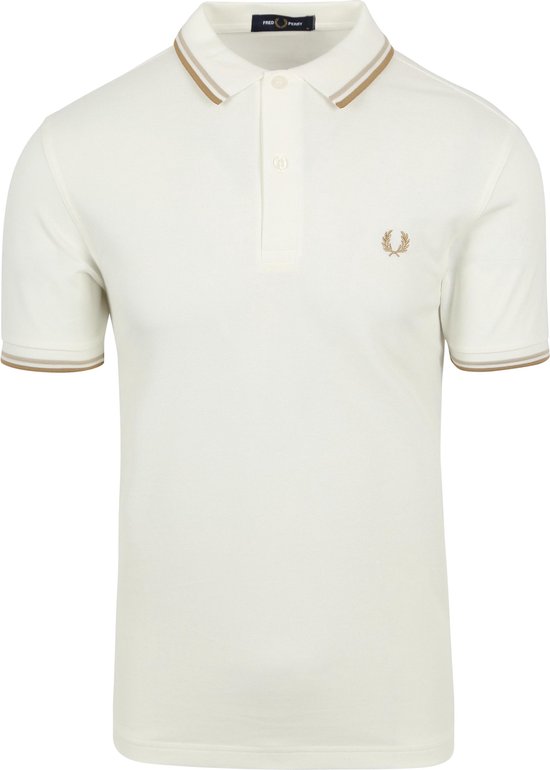 Fred Perry - Polo M3600 Off White U83 - Slim-fit - Heren Poloshirt Maat XL