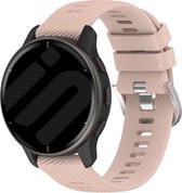 Strap-it Smartwatch siliconen bandje - geschikt voor Garmin Vivoactive 4 (45mm) / Venu 2 / Venu 3 / Forerunner 255 / Forerunner 265 - roze
