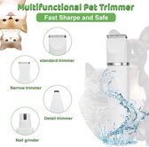 hond trimmer - Hondenpoottrimmer, stille hondentondeuse, pootscheerapparaat voor honden, katten, poten, ogen, oren, gezicht