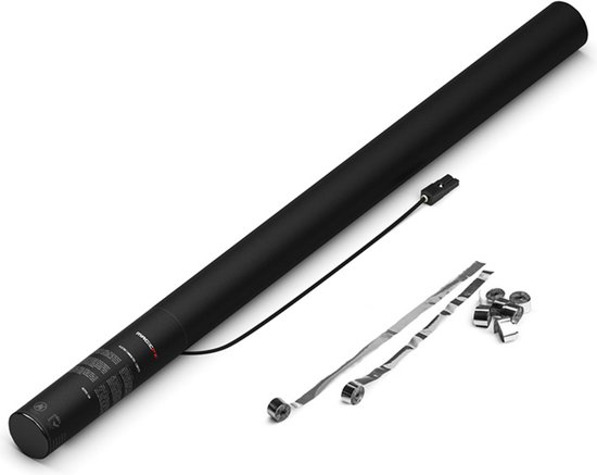 MagicFX Electric Cannon 80 Cm – Konfetti-Kanone Mit Silber & Weiß Konfetti Für Partys & Events