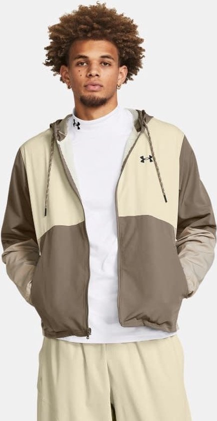 UA Legacy Windbreaker-BRN Size : SM