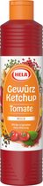 Hela - Kruidenketchup Tomaat - mild - 800 ml - Doos 12 fles