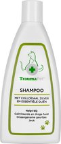 TraumaPet Shampoo met colloïdaal zilver en essentiële oliën | Bij geïrriteerde en droge huid | Jeuk | Onaangename geurtjes | Dieren