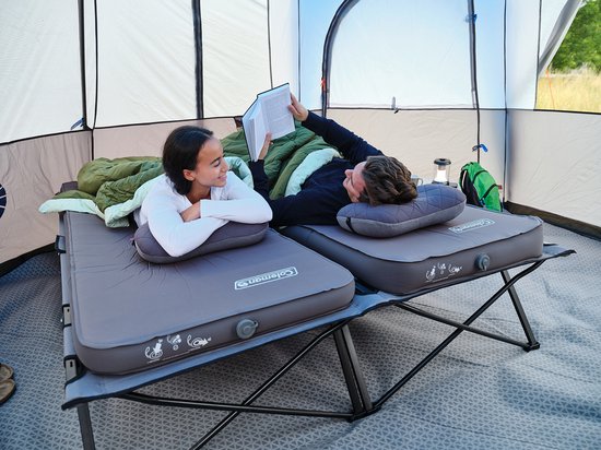 Coleman kampeerbed - veldbed 1 persoon - tot 136 kg - geïntegreerde bijzettafel van Coleman — afbeelding 4