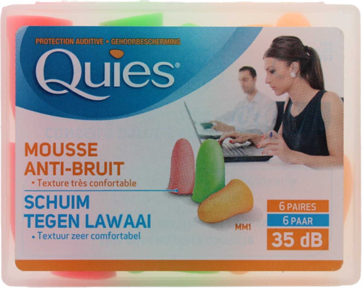 Goedkoopste Oordoppen Quies 3 paar in schuim