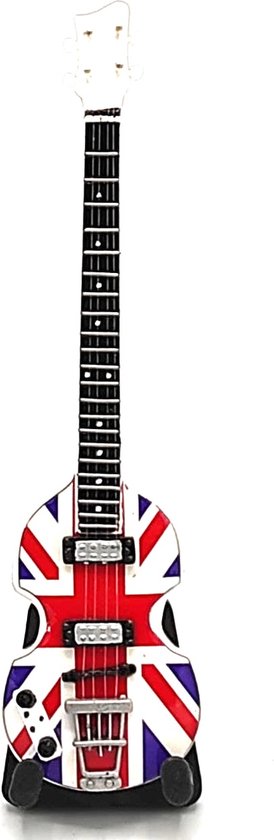 miniatuur gitaar Paul McCarthney The Beatles 15cm Miniature- Guitar-Mini -Guitar- Collectables-decoratie -gitaar-Gift--Kado- miniatuur- instrument-Cadeau-verjaardag