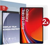 Protecteur d'écran pour tablette Rosso adapté au Samsung Galaxy Tab S9 Ultra | Feuille d'affichage en TPU | Ultra clair | Case Friendly | Film Protecteur Duo Pack | 2-Pack
