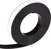 WINTEX Magneetband - 3 m x 15 x 1,8 mm magneet zelfklevend & extra sterk van de rol - magnetisch plakband voor het op maat snijden van magneetstrips