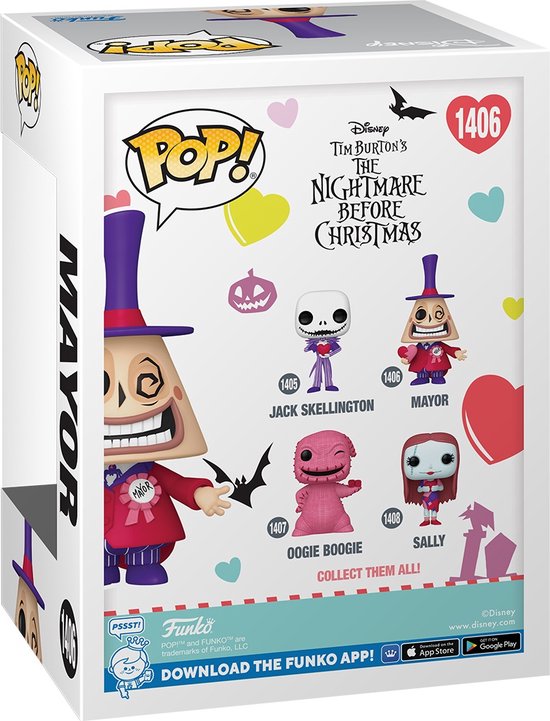 Funko Pop! Disney: The Nightmare Before Christmas Valentines - Mayor - Funko