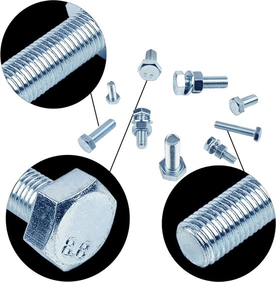 Sluitring M6 verzinkt, Vlakke sluitring zonder afschuining
