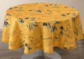 Tafelkleed anti-vlek Provençale jaune rond 160 cm Tafellaken - Decoratieve Tafel Accessoires - Woonkamer Decoratie - Bonne et Plus®