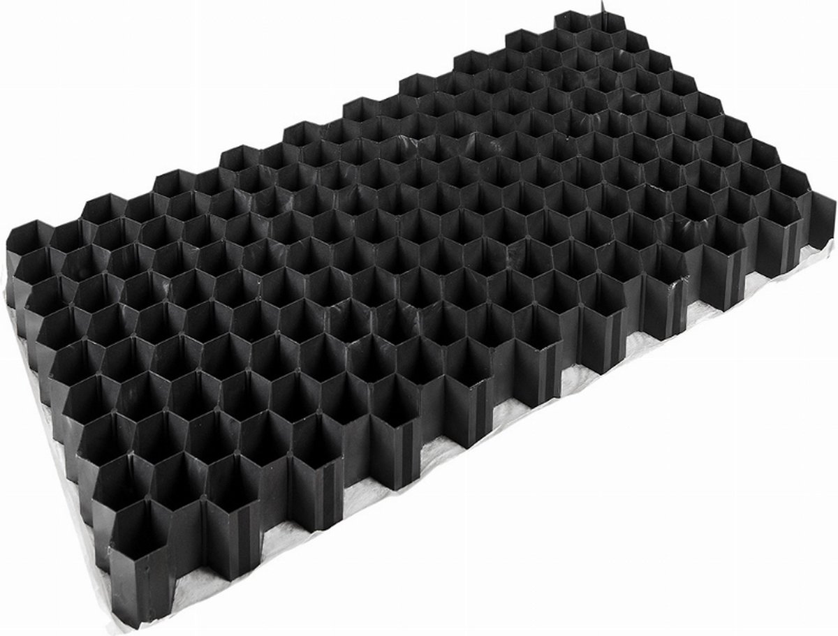 Gravel Fix Solid Rooster Grindmat Grindplaat Grindtegel 78,5x58x2,6cm zwart