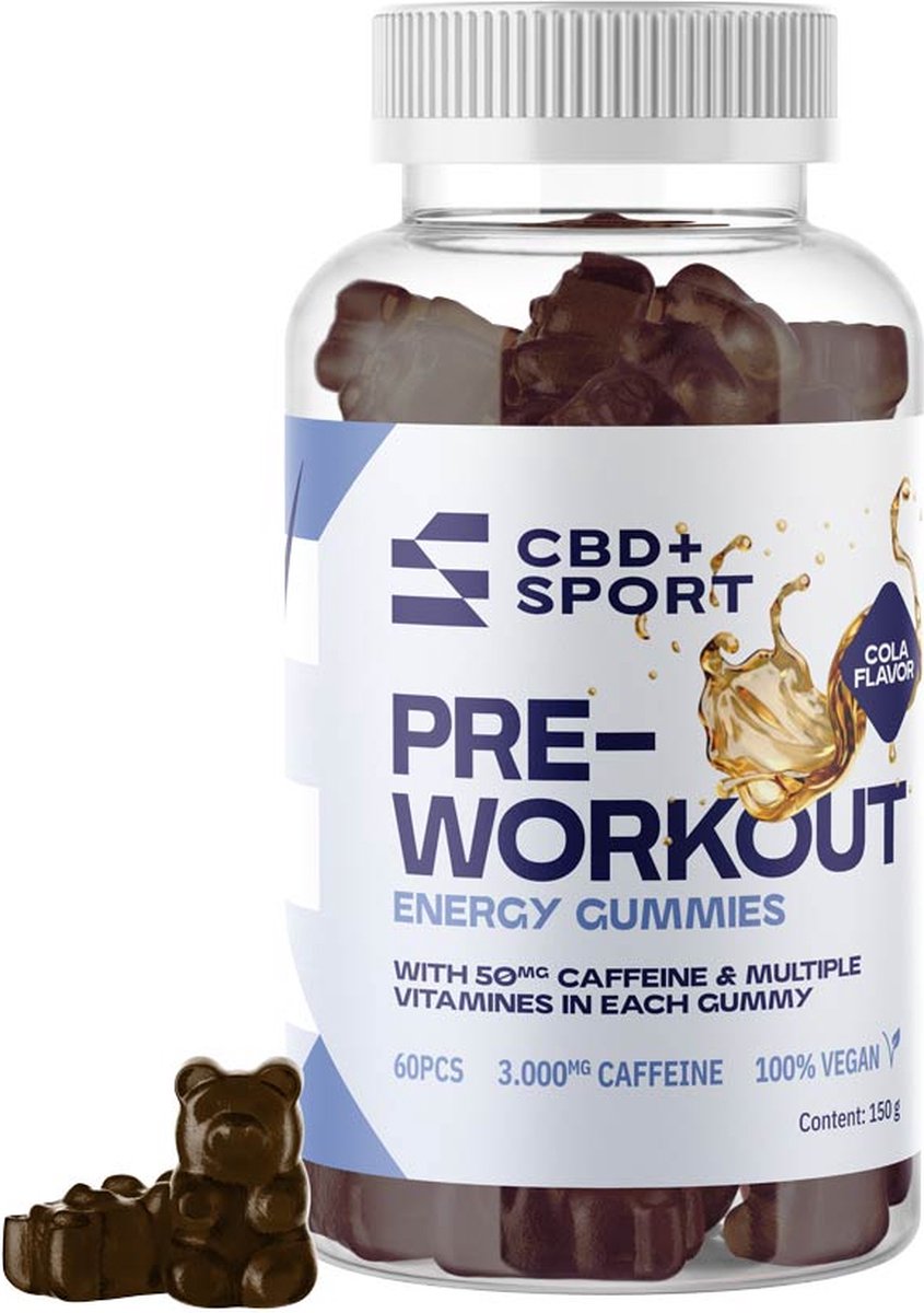 Goedkoopste Sport - Pre Workout - Energy Gummies - 60 stuks - Hoge kwaliteit