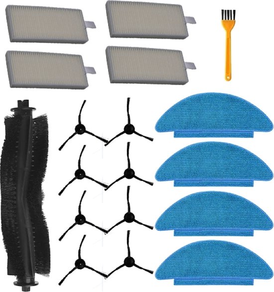 4 Stück Wischtücher Für Saugroboter - Ersatz Für Tikom L9000 & Andere
