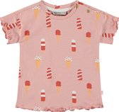 Babyface baby girls t-shirt short sleeve Meisjes T-shirt - pink - Maat 56