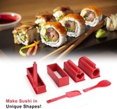 Sushi Maken Kit, Sushi Maker 11 STKS Compleet met Premium Sushi Mes & Gebruikershandleiding, 11 Stuks DIY Sushi Set Sushi Rolls