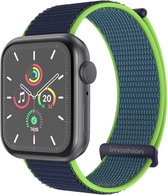 iMoshion Nylon⁺ bandje voor de Apple Watch Series 1 / 2 / 3 / 4 / 5 / 6 / 7 / 8 / 9 / SE - 38 / 40 / 41 mm - Lime