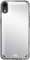 xoxo Wildhearts hoesje met spiegel - Geschikt voor iPhone XR hoesje - Mirror Case - Spiegelhoesje - Transparant - Siliconen case met spiegel - Telefoonhoesje