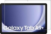 Samsung Galaxy Tab A9+ Screenprotector hoesje - CaseBoutique - Transparant - Glas
