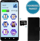 SeniorenTAB - Easy Smartphone BE Voordeelpakket - (beeld)bellen via foto's - 64GB - inclusief beschermhoes
