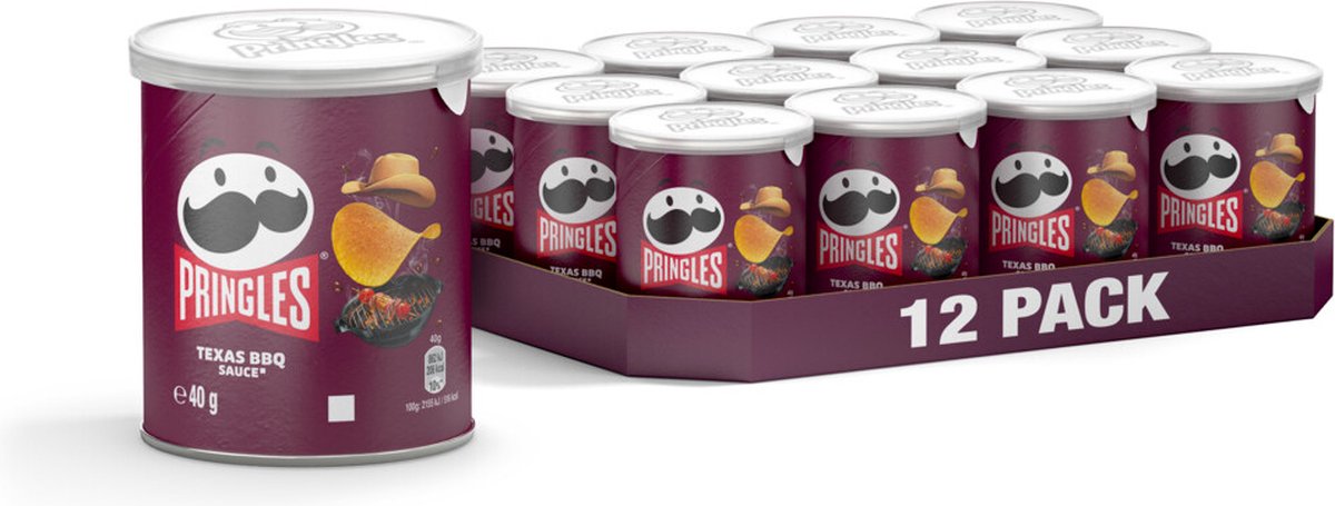 Pringles Texas Barbecue Sauce - 12 stuks - 40 gram