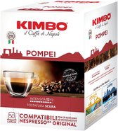 Kimbo Pompei voor Nespresso - Koffiecups - 50 stuks - Capsule compatible - Italiaanse Koffie - Made in Italy - Voor Nespresso Inissia, Citiz, Essenza, Pixie, Creatista ...