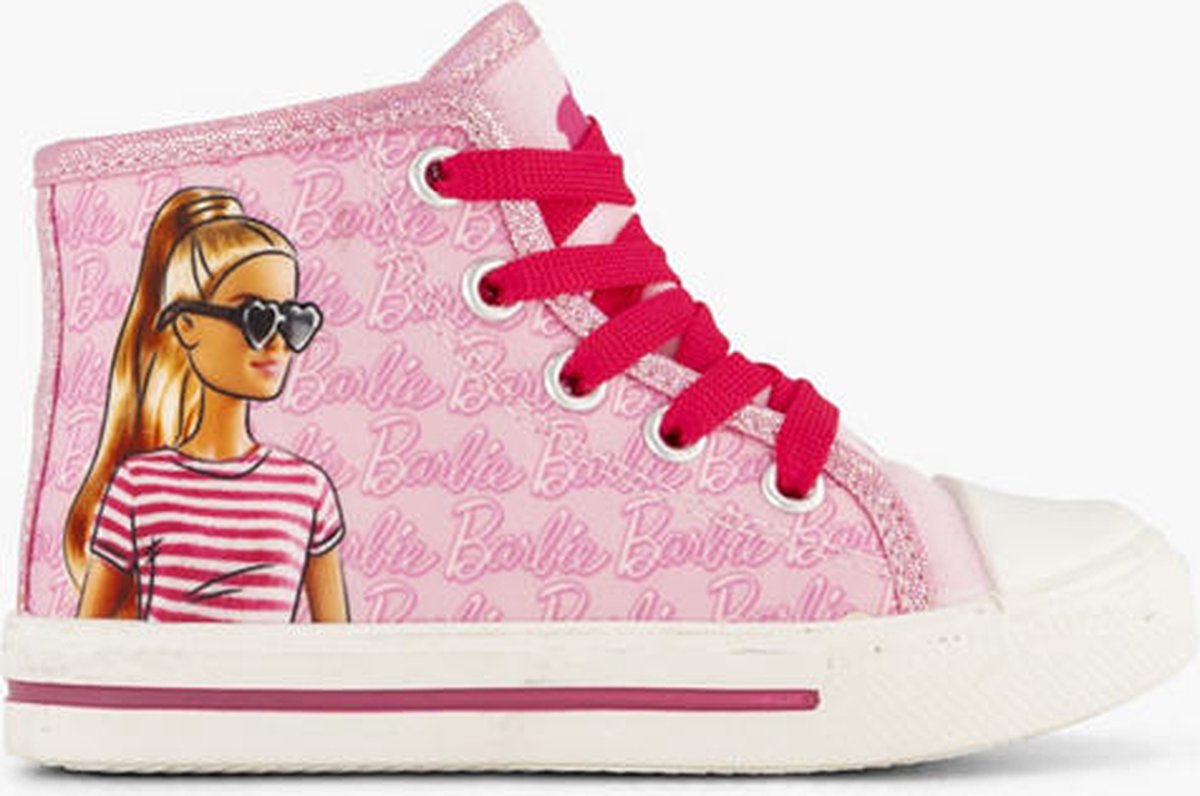 barbie Roze hoge sneaker - Maat 28