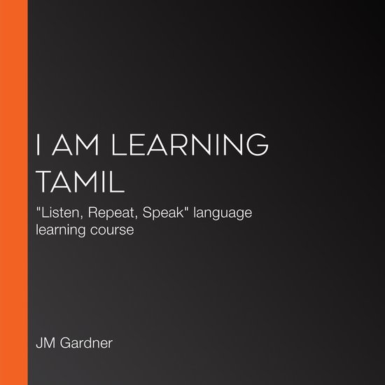 I am learning Tamil - cover