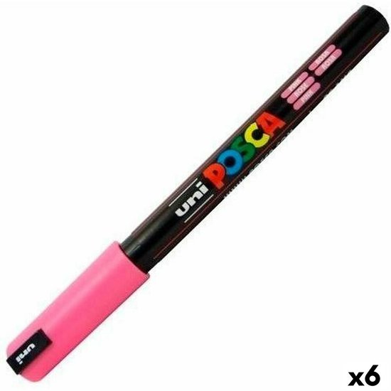 Markeerstiften POSCA PC-1MR Roze 6 Stuks
