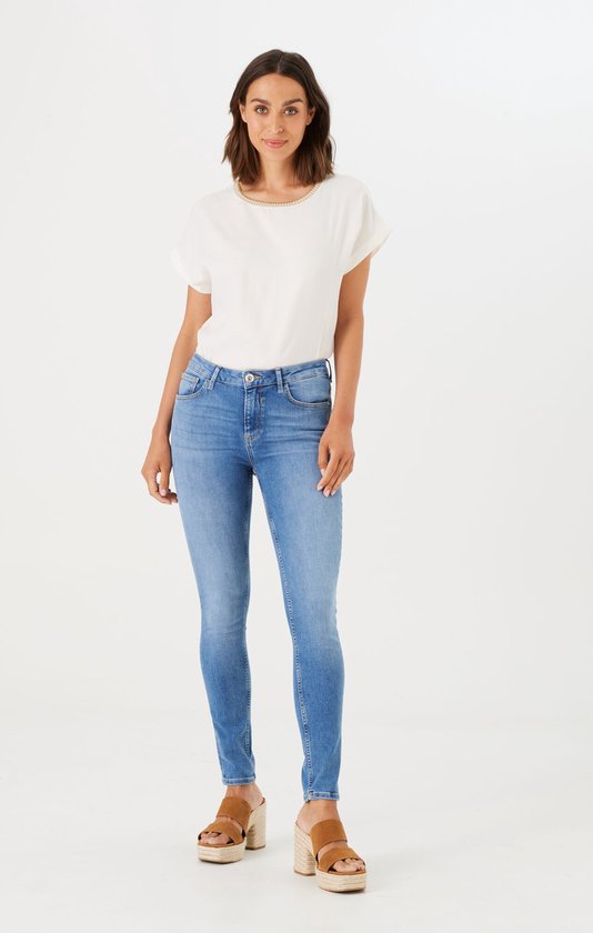 GARCIA Celia Dames Skinny Fit Jeans Blauw - Maat W29 X L28