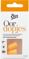 Etos Oordopjes - Inclusief case - Foam - 3x2 stuks