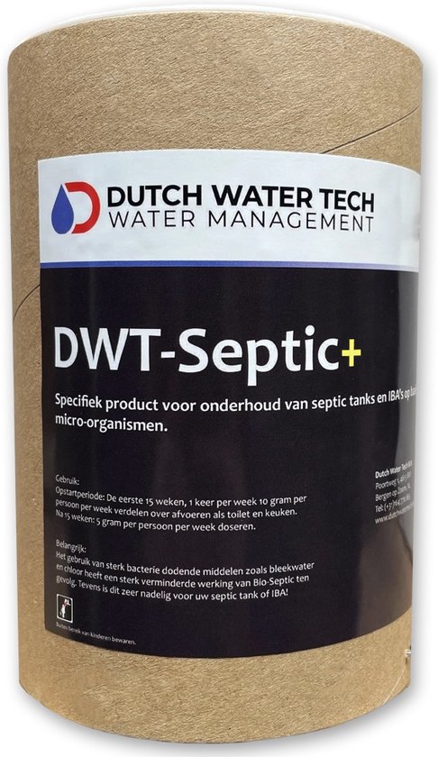 Foto: Dwt septic plus septische put bacteri n ook voor reactivatie goed voor 1 jaar onderhoud 1 kg