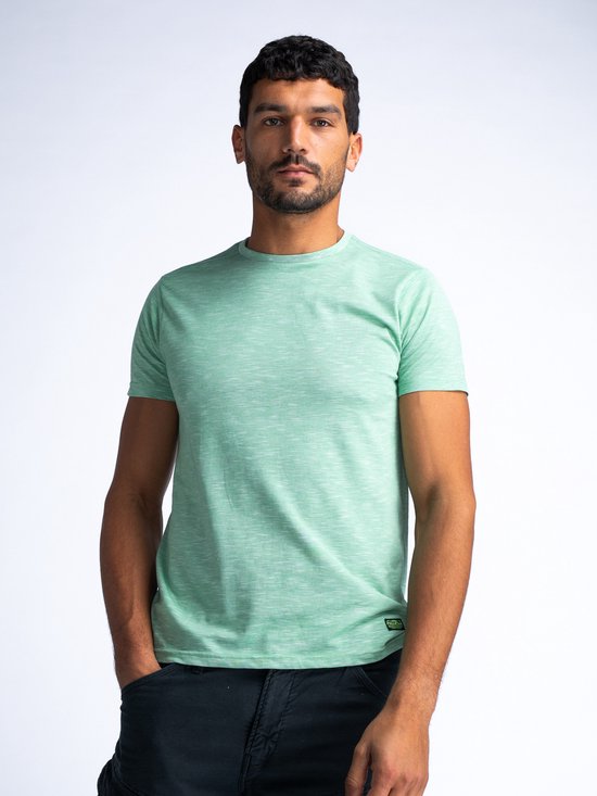 Petrol Industries - T-shirt uni pour homme Palmora - Vert - Taille L
